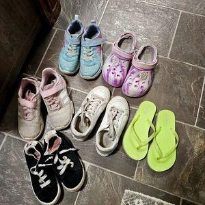 Lot of girls play shoes sz 12-13, various brands *play condition*